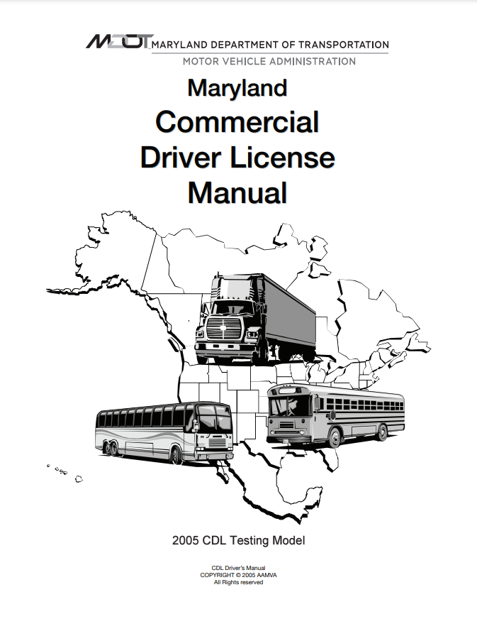 Maryland CDL Handbook